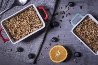 Vegan Berry and Apple Crumble Recipe