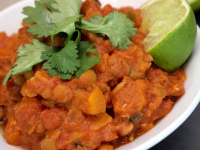 Sweet potato lentil chilli