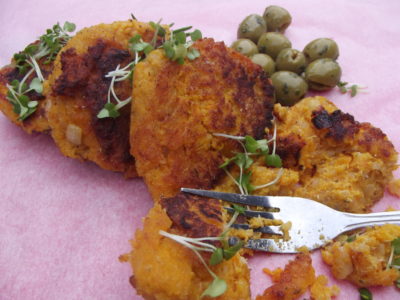 Vegan butternut burger
