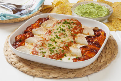Vegan enchiladas