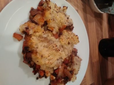 Vegan shepherd's pie