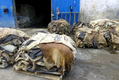Leather tannery process