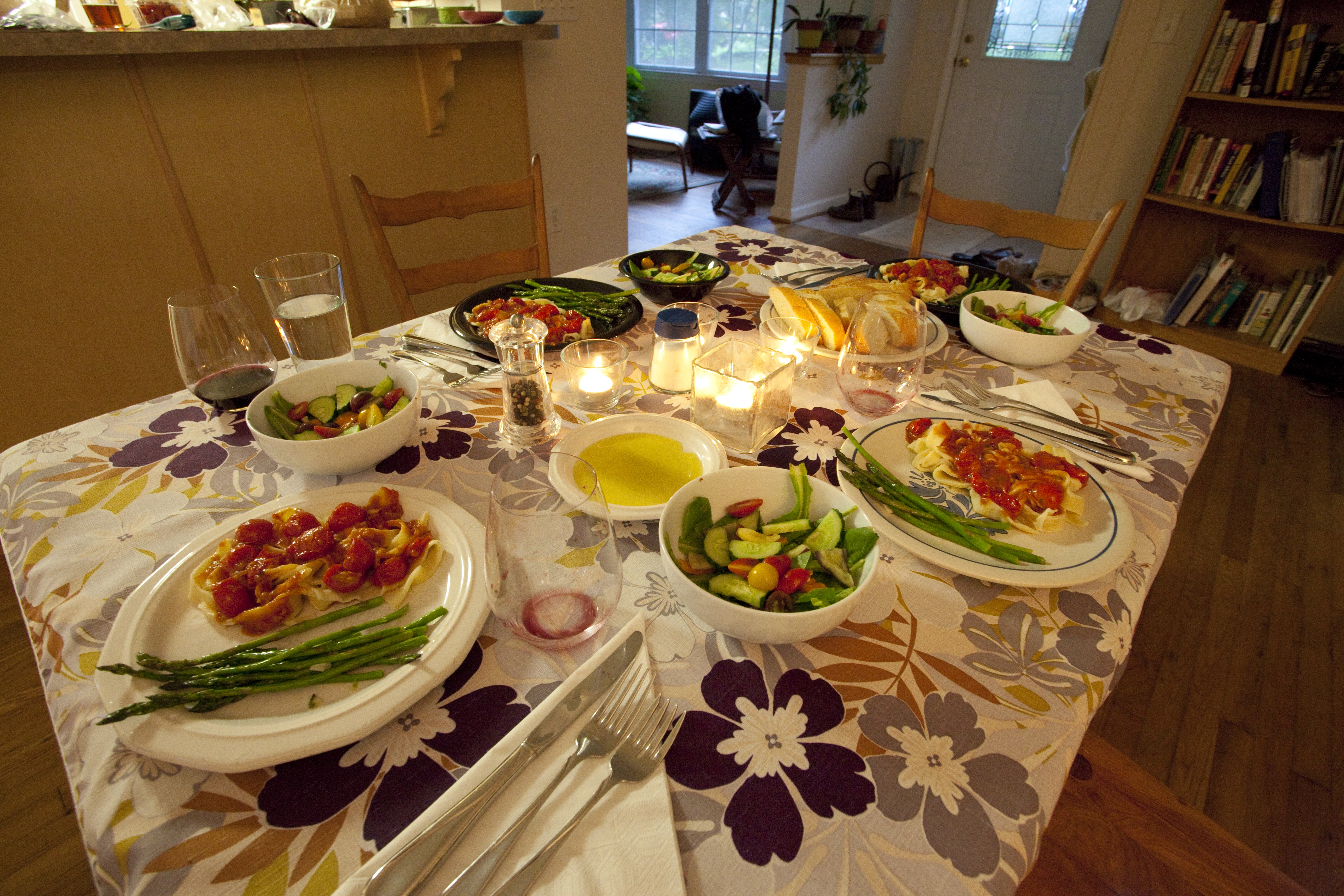 Vegan dinner