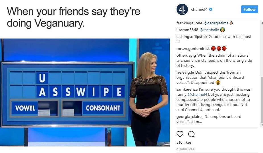 Channel 4 Veganuary