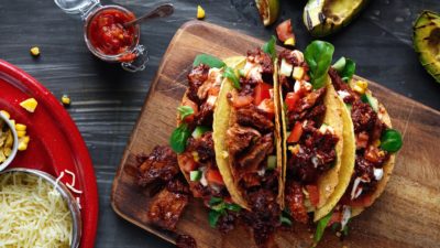 Pulled oumph tacos