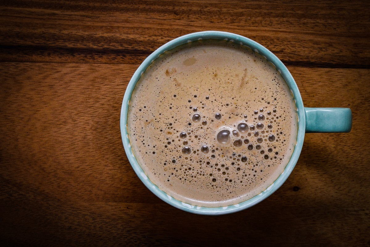 A cup of hot chocolate
