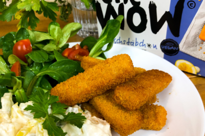 Fishfingers with Potato Salad