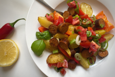 Spicy Chorizo-Salat