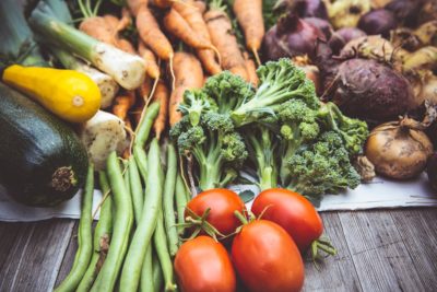 Fresh fruit and vegetables