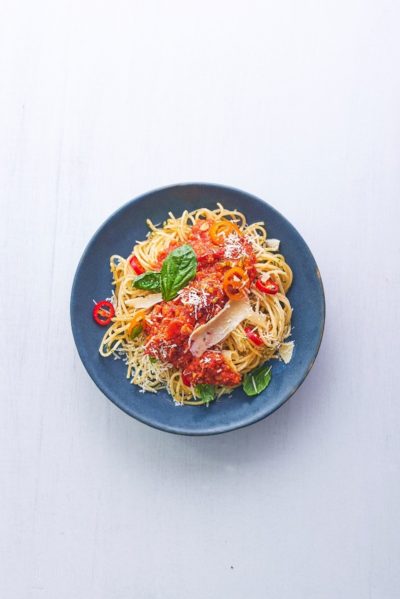 Tempeh bolognese