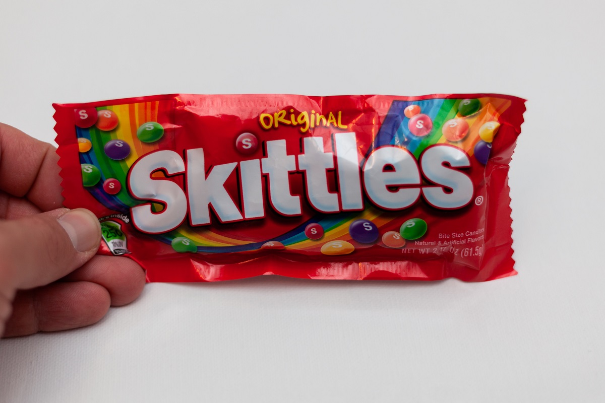 Skittles vegan sweets