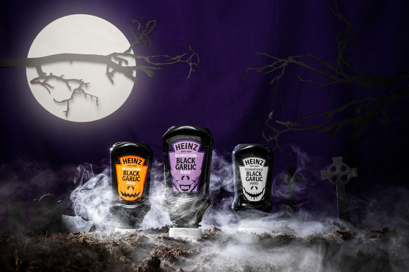 Heinz Black Garlic Mayo for Halloween