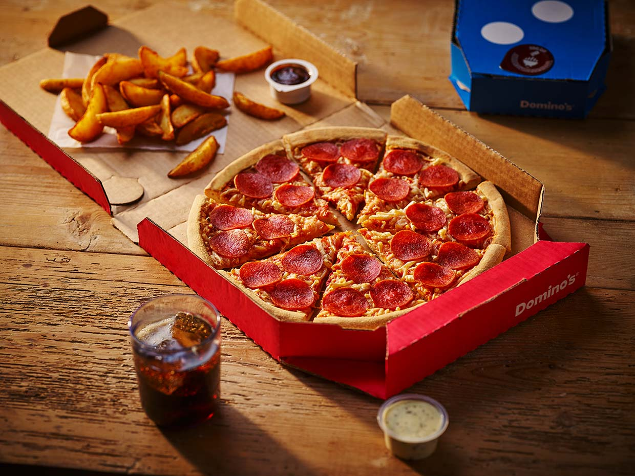 Domino's vegan PepperoNAY pizza